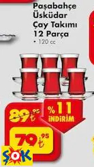 PAŞABAHÇE ÜSKÜDAR ÇAY TAKIMI 12 PARÇA